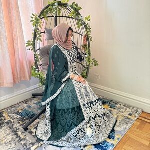 Indian long dress, 3pc set